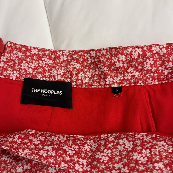 The Kooples Paris red floral skirt - Picture 3 of 4